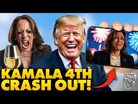 Kamala Throws Psychotic 4th of July Hissy-Fit TRASHING America, Internet ROASTS Her: ‘Is She DRUNK?’