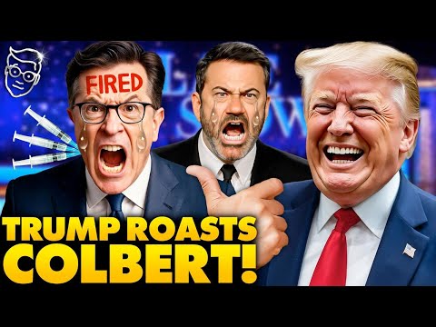 Trump TORCHES Stephen Colbert After FIRING From Late Show, Announces Dark News About Jimmy Kimmel…