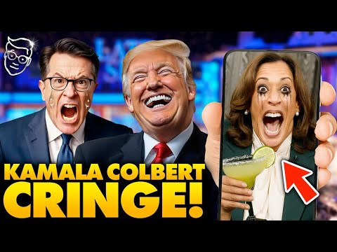 Final Humiliation: Kamala CRASHES Out In Cringe Colbert Interview, QUITS Politics | 'Both LOSERS'