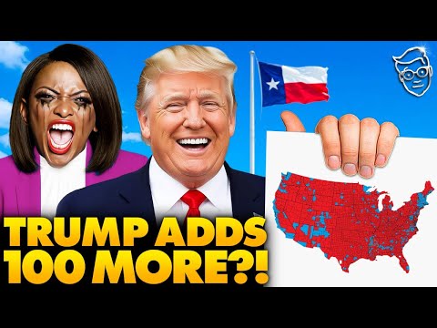 Trump Unveils Plan to Add 100 MORE Republican Seats After Texas APPROVES New Map, DNC in PANIC