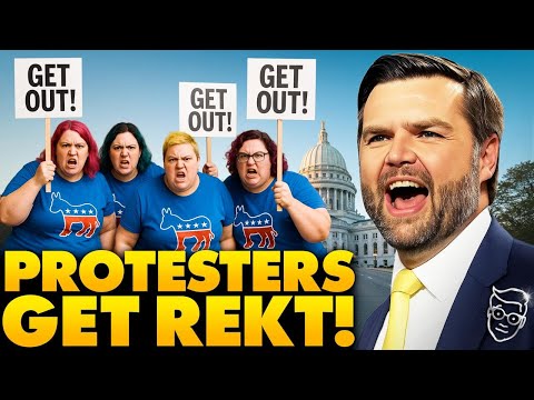 JD Vance FORCES Obese Lib Protesters to SPRINT on LIVE TV in Total Humiliation | Near Heart Attacks🤣