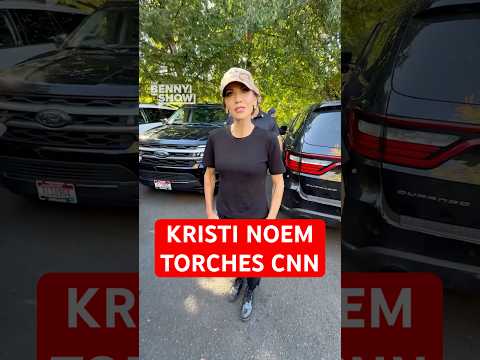 Kristi Noem TORCHES CNN— HOLY SMOKES 🔥