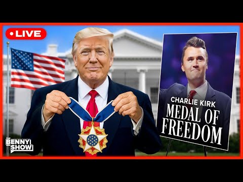 🚨LIVE: Trump Awards Charlie Kirk Presidential Medal of Freedom In the Rose Garden on His Birthday