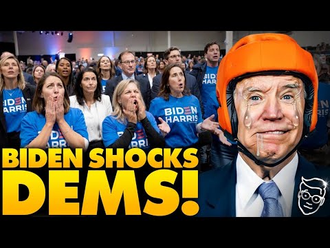 Unrecognizable Biden SHOCKS DNC Crowd with Face Bandage, Admits He Should Have NEVER Been President…