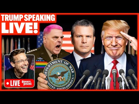 Trump Speaking to ALL U.S. Military Generals LIVE Right Now | Going To War or Woke PURGE? Get Ready…