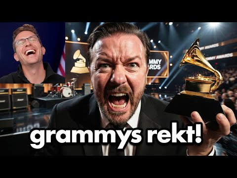Ricky Gervais Goes NUCLEAR on The Grammys…