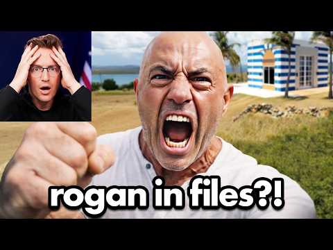 Joe Rogan Finds Out He’s In the Epstein Files LIVE… RAGE!