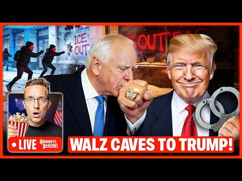 VICTORY: Tim Walz CAVES To Trump, Police Start ARRESTING Rioters & Working With ICE | O'Keefe LIVE