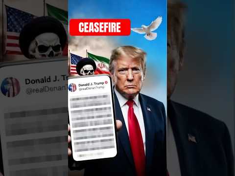 🚨Trump Announces Iran Ceasefire