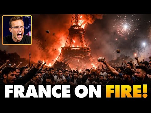 France Has Fallen: Paris Set ABLAZE, Eiffel Tower on FIRE! 3rd World Invaders BURN Down City…🔥