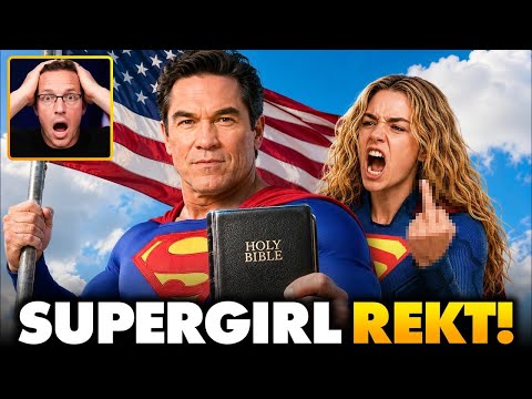 Superman Sends SAVAGE Message to Woke Supergirl Actress' Attack on Christian Fathers