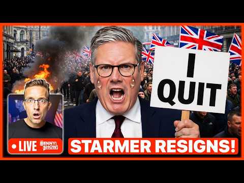 Left-Wing British Prime Minister Burst Into Tears RESIGNING on LIVE TV | The UK Revolution BEGINS 🇬🇧