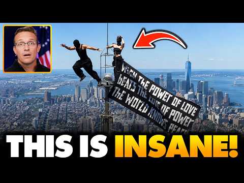 Communists Hang Flag on Empire State Building Then Do Something INSANE On LIVE TV That Shocks World…