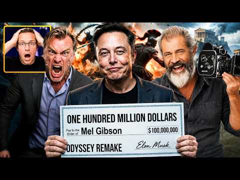 Elon Musk Will Give Mel Gibson $100M To Remake 'The Odyssey' Without Wokeness | Hollywood in PANIC