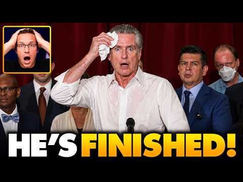 Gavin Newsom SNAPS, Then FLEES From Stage Over Question About Tax Crimes | 'He's PANICKING'