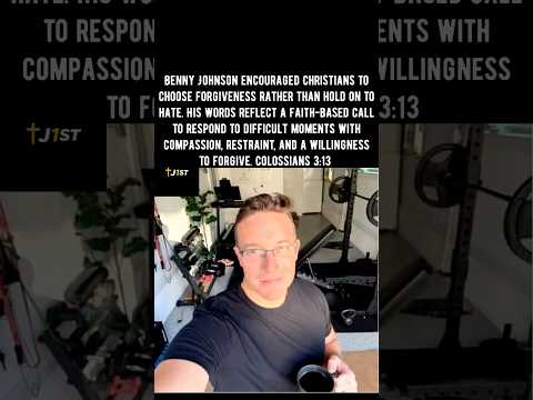 Benny Johnson: Choose Forgiveness Over Anger .#BennyJohnson #ChooseForgiveness
