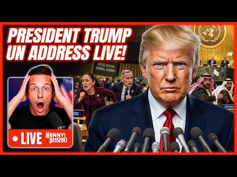 Trump Speaking LIVE Right Now At United Nations…World on The BRINK, Iran in Audience, Globalists RUN